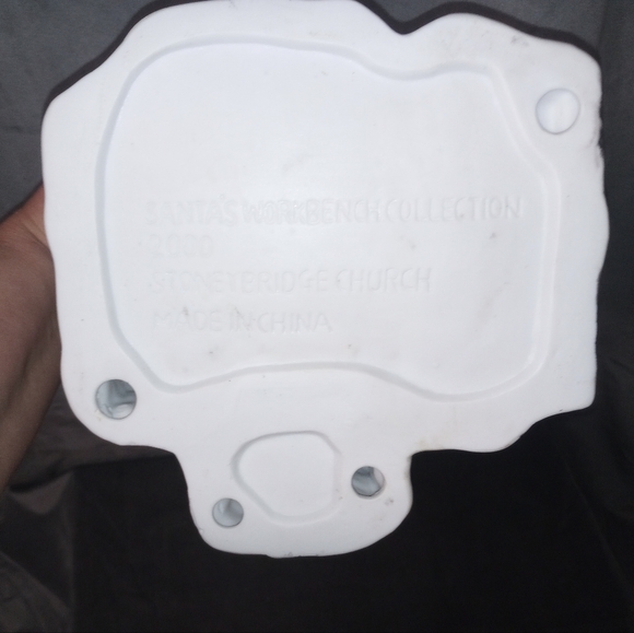 Vintage 2000 Santa's Workshop Collection Stoneybrook Church Christmas Village - Picture 12 of 13